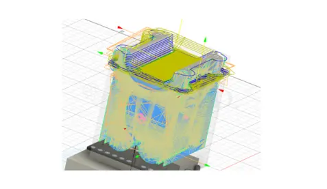 5 axis stem tool paths WM Prototyping services, CAD design services, machining services, 3d printing services,